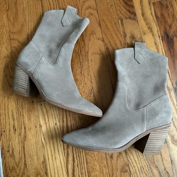 Anthropologie Silent D Munchy Western Pointed Toe Boot Size 37 - Picture 10 of 13